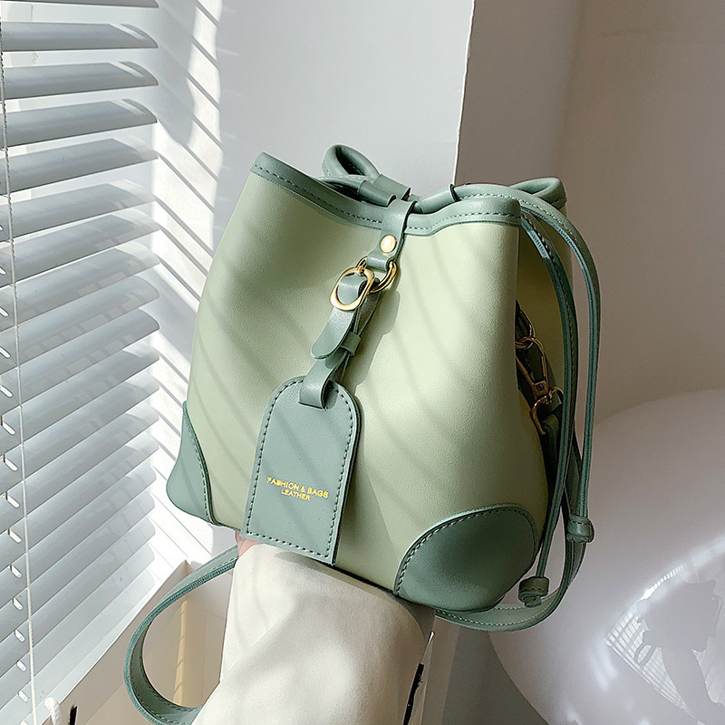 New Fashionable All-matching Simple Crossbody Fashionable One-shoulder Bucket Bag - Image 6
