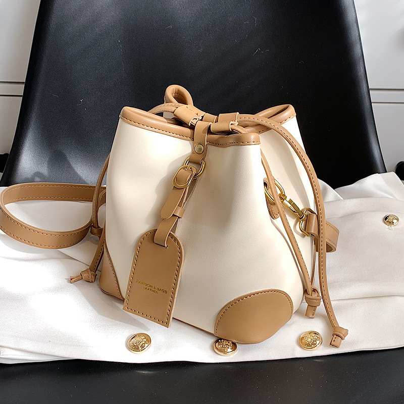 New Fashionable All-matching Simple Crossbody Fashionable One-shoulder Bucket Bag - Image 4